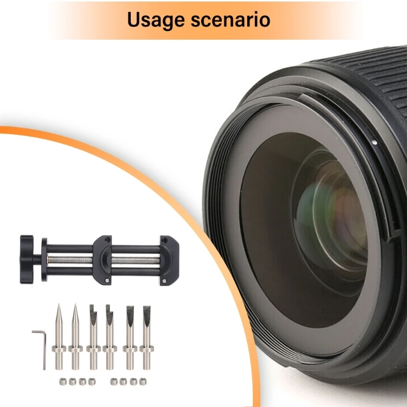 Camera Lens Vise Tool Precise Camera Lens Filter Fixing Tool, Easy to Use for Photography Enthusiasts Open Tool