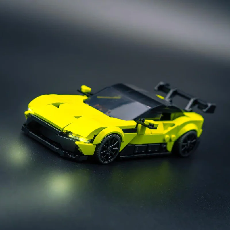 338 Parts MOC Limited Super Sports Car Technical Building Blocks, DIY Assembly Race Car Bricks Toy for Collection & Gift