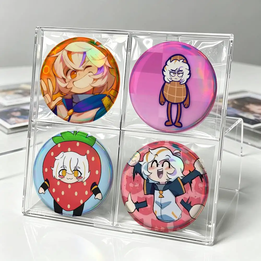 Anime Chuy Mine  Anime Brooch Cute Cosplay Badge DIY Clothing Bag Hat Decor Accessories Jewelry Pins Xmas Gifts