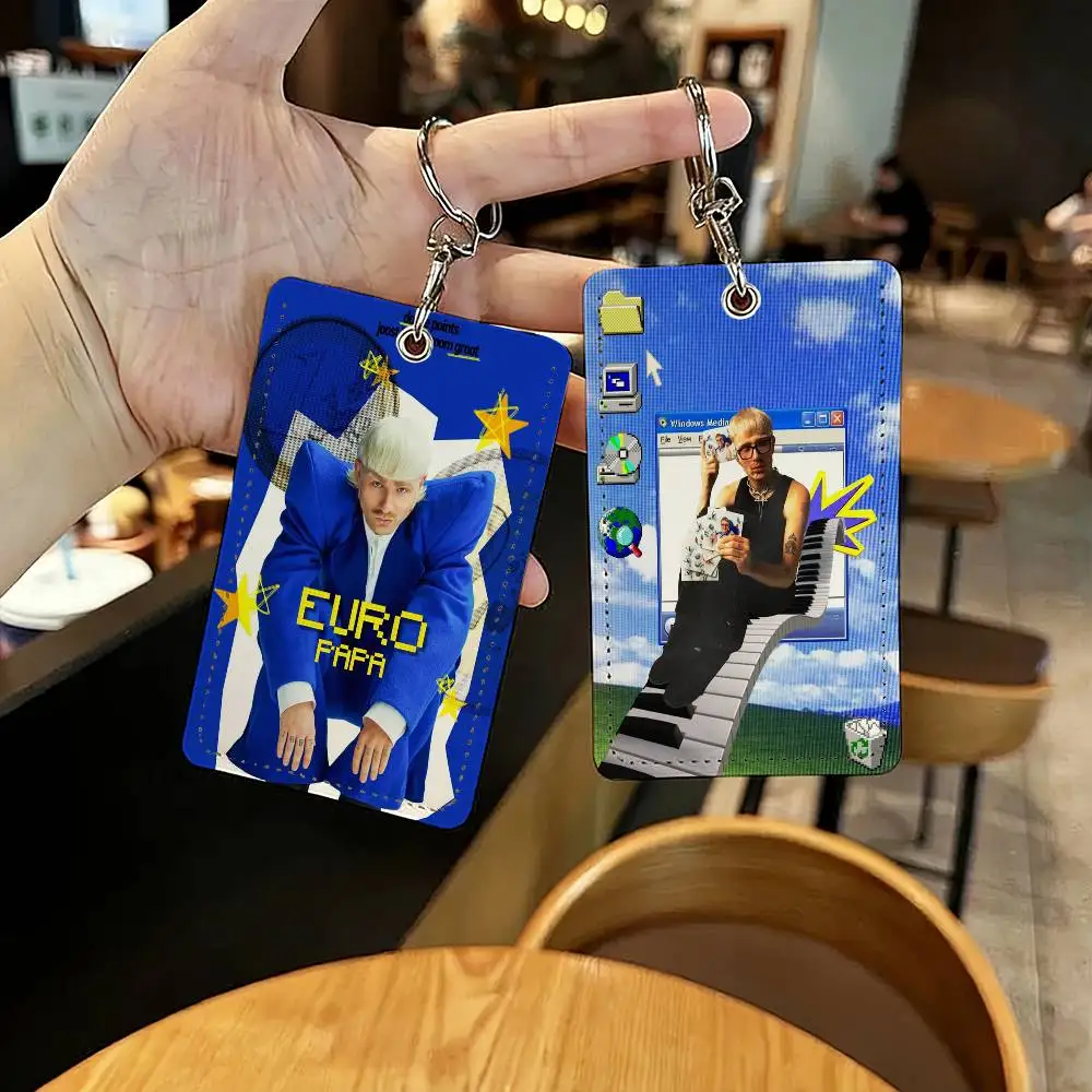 Joost Klein Europapa Card Holder Keychain Key Ring Door Lock Access Protective Case For Security Gift