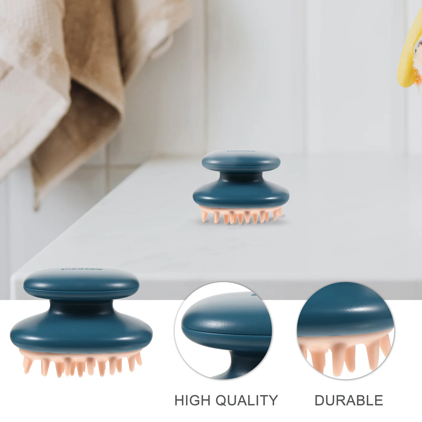 

Щетка для массажа кожи головы для сухого и влажного использования, отшелушивающее очищение, глубокая очистка, уход за порами, ручной шампунь для волос, скруббер, массаж