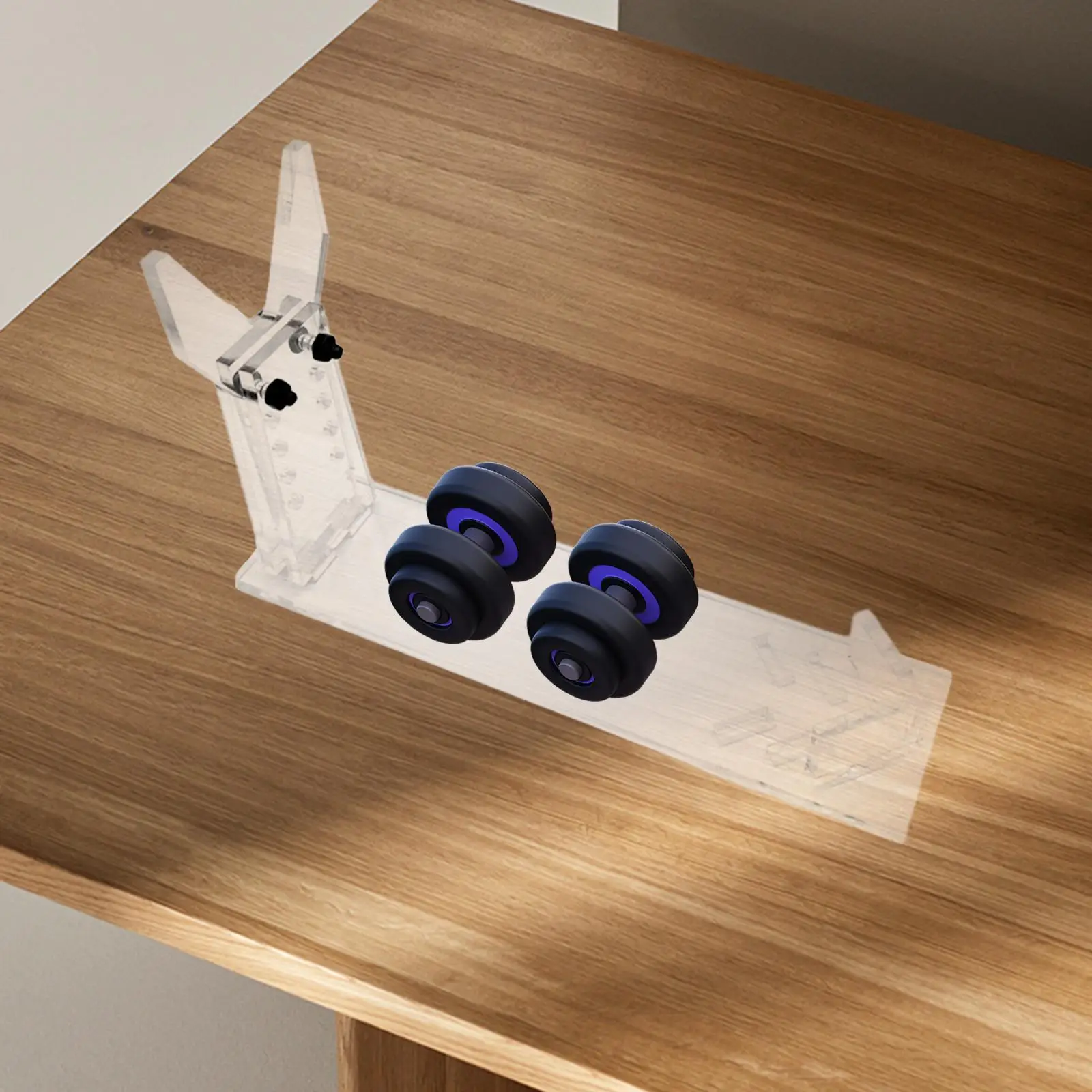 Acrylic Display Stand for Kids Toy Collection Adjustable Vertical Rack Countertop Holder for Living Room Display