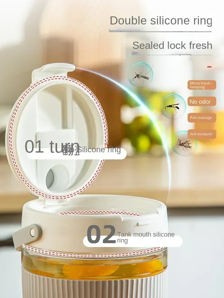Hot SalesKimchi Jar Kitchen Thickened Pickling Jar With Lid And Food Seal