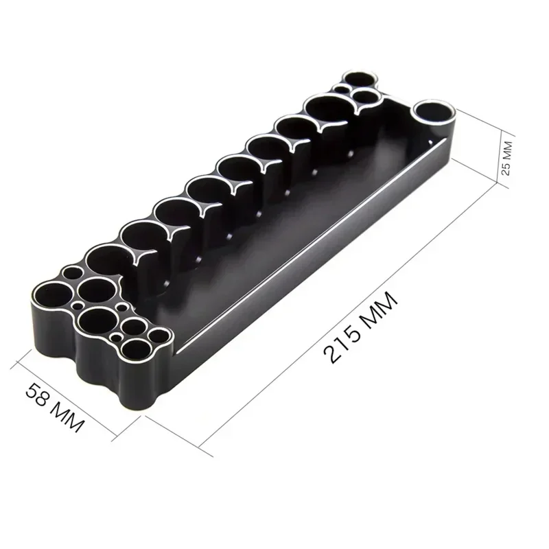 RC Car Axial SCX10 TRX4 Metal Tool Storage Rack Screwdriver Tools Bracket Holder Tray Socket Remote Control Toys Boat Airplane