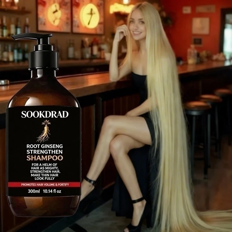 Natural Ginseng Extract Fortify Shampoo Oil Control For Oily Scalp 300ml