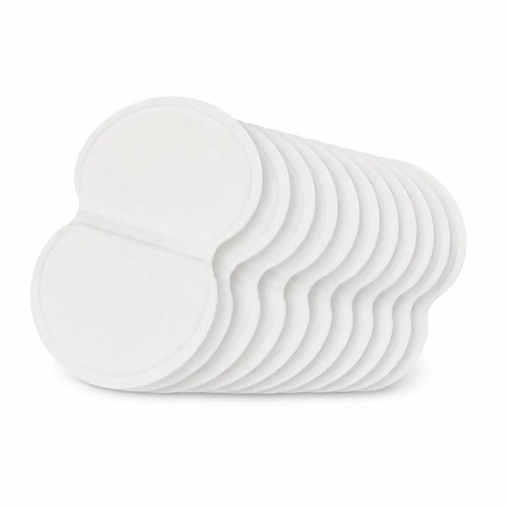 10pcs Self Adhesive Underarm Sweat Pads Sweat Absorbing Skin Friendly Sweat Absorbing Pads Lightweight Disposable