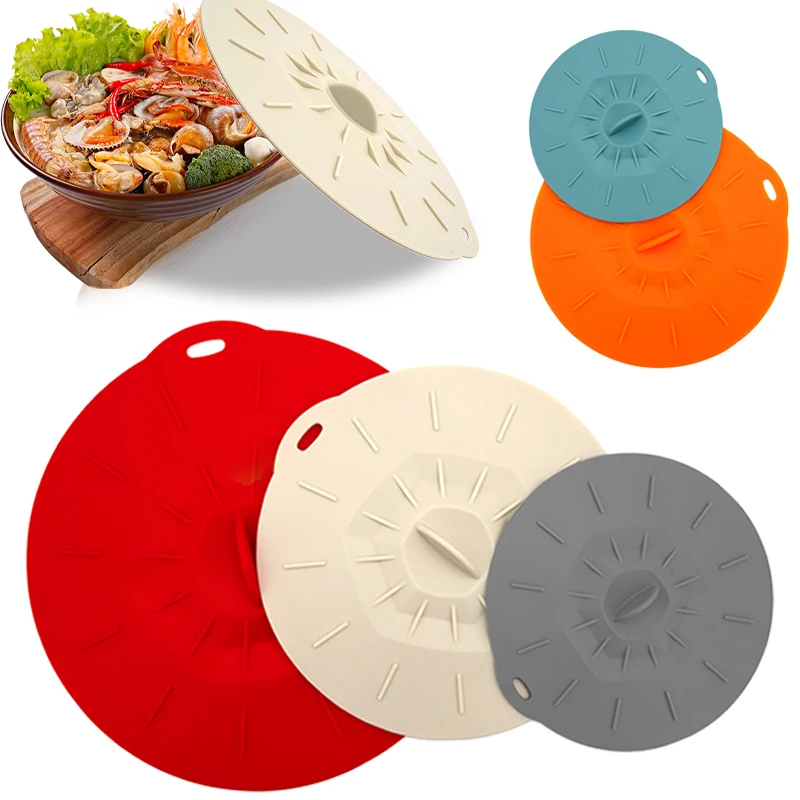 5 silicone covers, microwave oven splash covers, and 5 sizes of reusable heat-resistant food sucker covers.