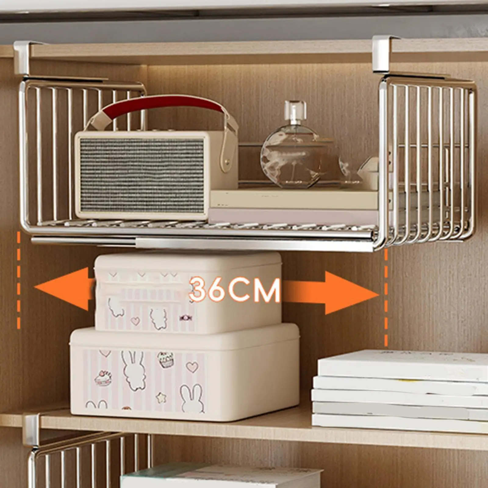 

Under Shelf Storage Basket Under Shelf Basket Heavy Duty Home Decor Metal Stable