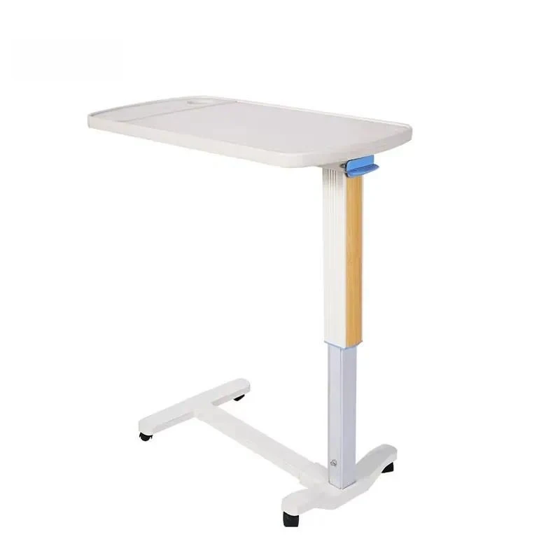 Hospital Dining Table with Adjustable Height and Steel Frame Bedside Table for Comfortable Dining Experience