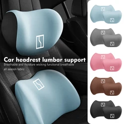 Car Headrest Lumbar Support Cushion Memory Foam Accessories For Zeekr 001 009 2022 2023 2024 X EV 2021-2023 Krypton