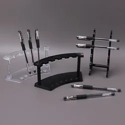 Wholesale Plastic Transparent 6 Slot Pencil Pen Spoon Jewelry Display Holder Stand Rack