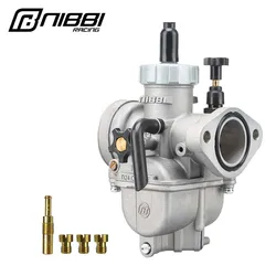 NIBBI 2T 4T Carburatore PE19/22/24/26/28mm Flangia Motore Del Motociclo con Giunti Carb per YAMAHA Kawasaki SUZUKI Pit Dirt Bike