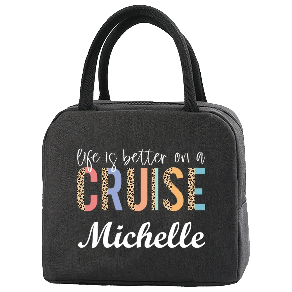 شخصية مخصصة الغذاء حقيبة عزل حقيبة الغداء للجنسين المحمولة تخزين المواد الغذائية حقيبة الغداء الطالب