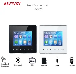 Dom nowy Mini Bluetooth kompatybilny 2.8 ekran HD wzmacniacz ścienny centrum dźwięku System TV Tablet inteligentny cyfrowy Stereo FM AUX