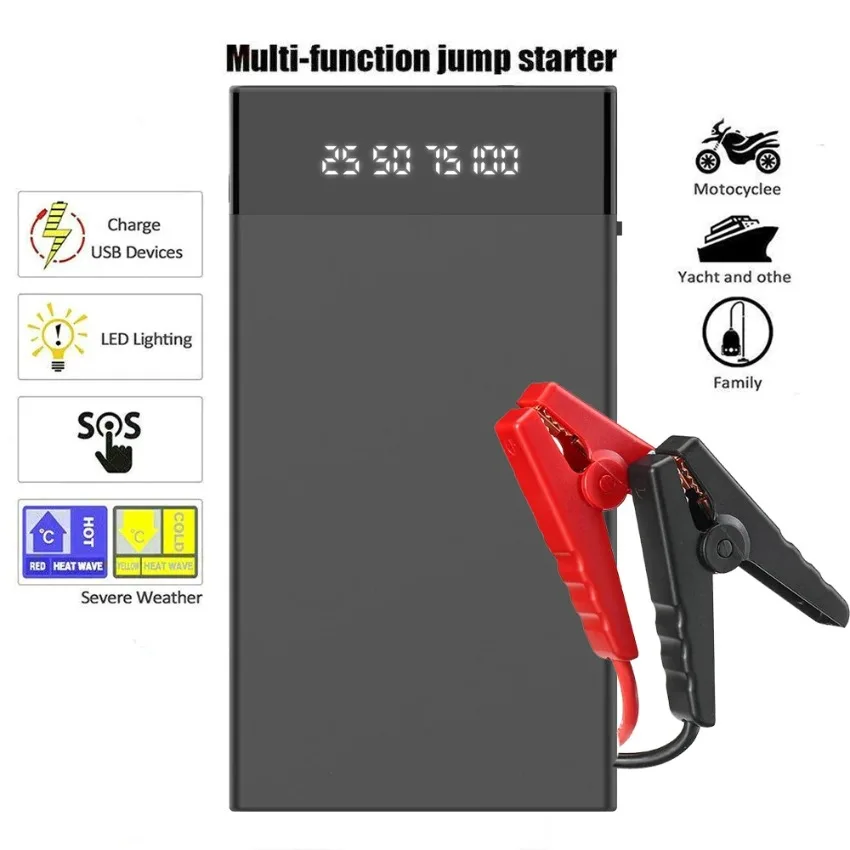 

20000mAh Portable Power Bank Starting Device Petrol Diesel Auto Emergency Battery Booster Charger Emergency Tools