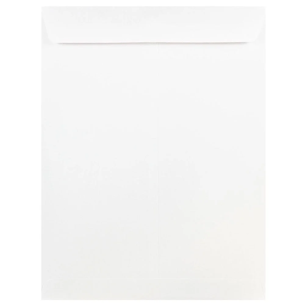 Buste open end 9x12 bianche, confezione da 25 documenti postali ideali leggeri, volantini, inviti, progetti