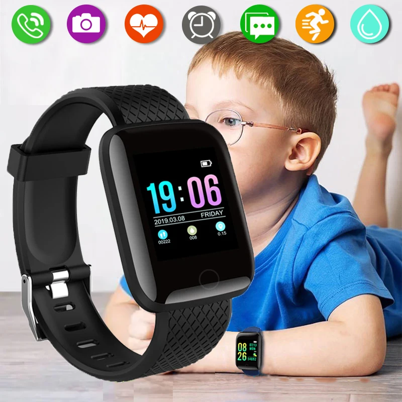 Smart Sport Watches Children's Led Digital Clock Men Waterproof Smartwatch Women Heart Rate Monitor Fitnes Tracker Watch relojes