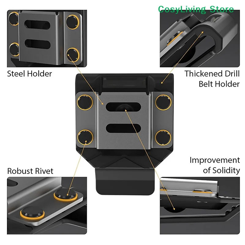 

[CL]Drill Belt Holder Drill Holder For Tool Belt,Drill Belt Clip,Drill ,Tape Measure Holder,Drill Belt Holder[CL]