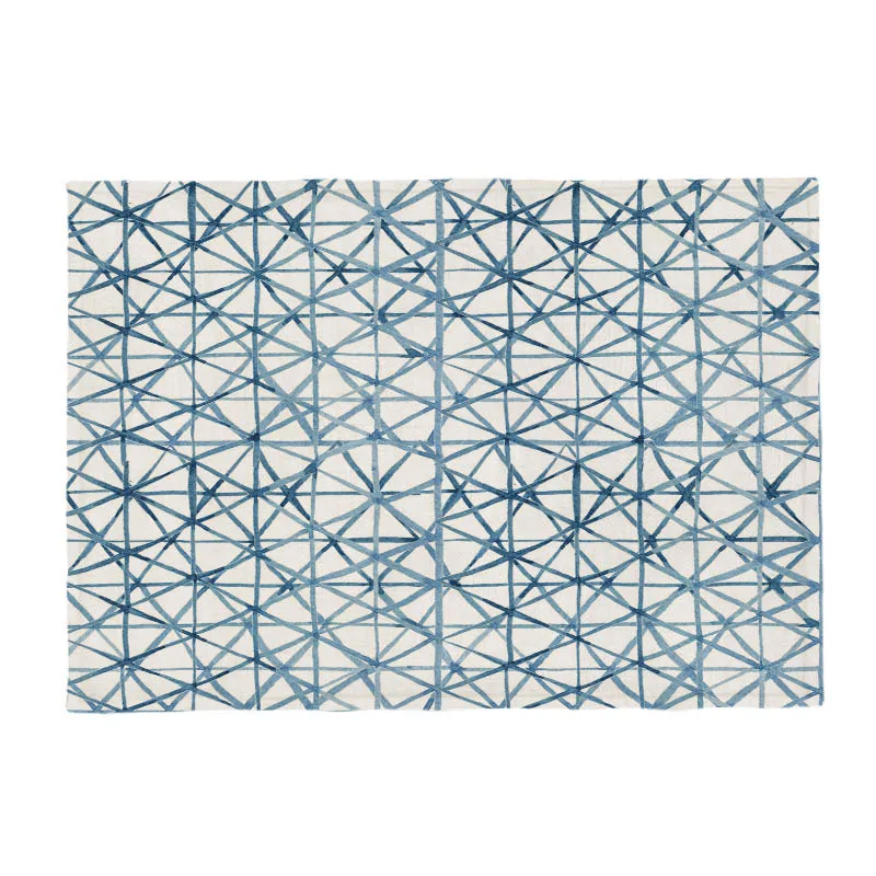 Classic Geometric Napkin Cloth Dotted Table Mats Arrow Line Graphic Colorful Polyester And Linen Coaster Placemat 32 * 45 cm