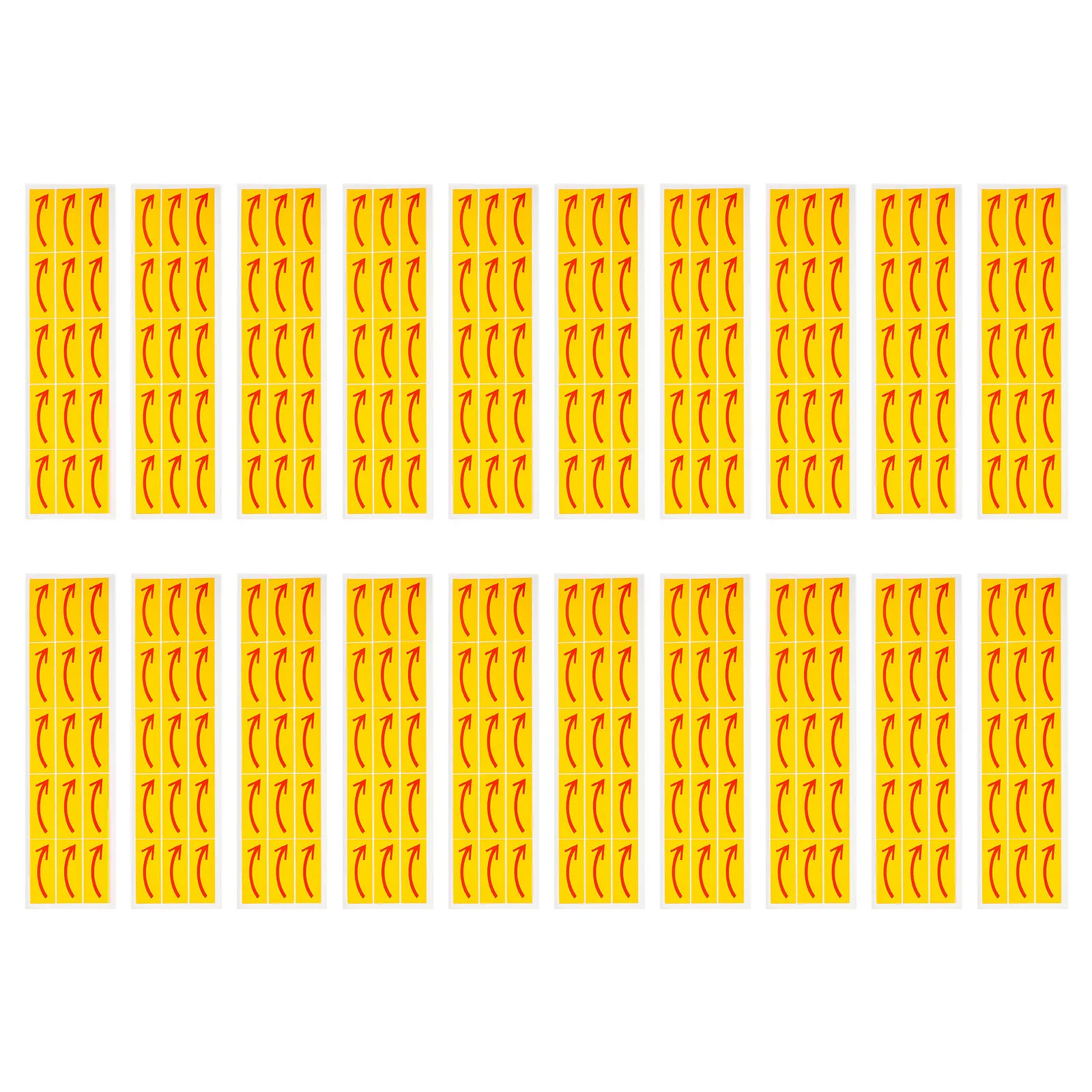 

20Pcs Adhesive Arrow Stickers Strong Stable Easy to Use for Directions Caution Safety in Warehouses Offices Schools Factories
