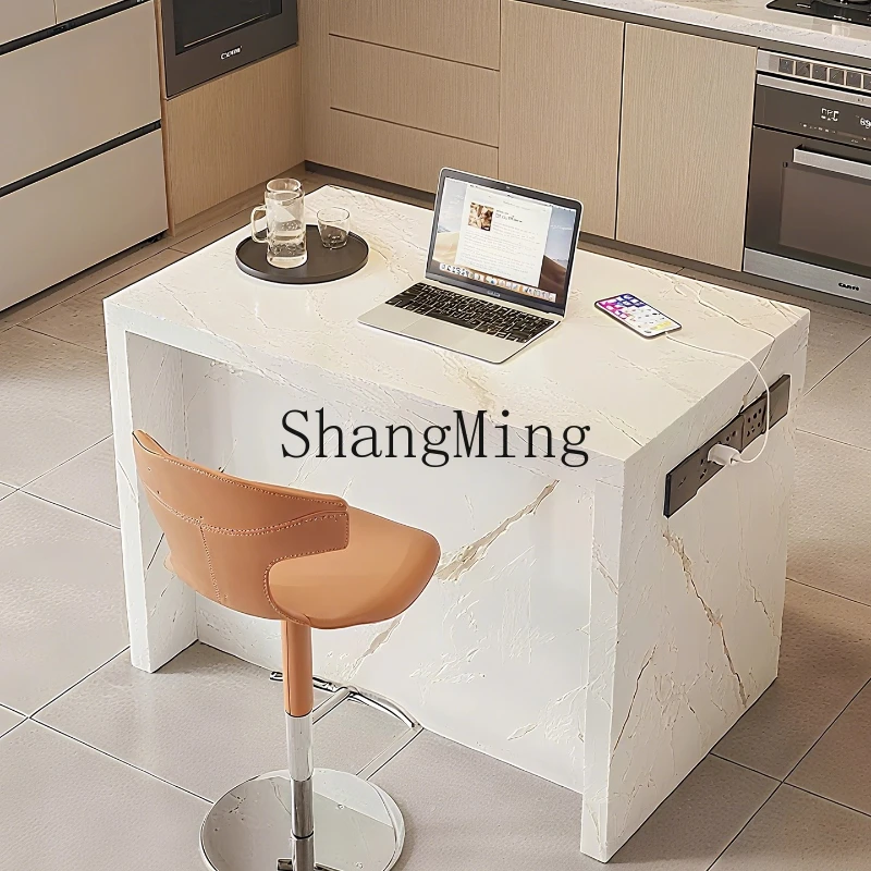 

FG removable single island table dining table cabinet, falling table storage integrated kitchen cabinet