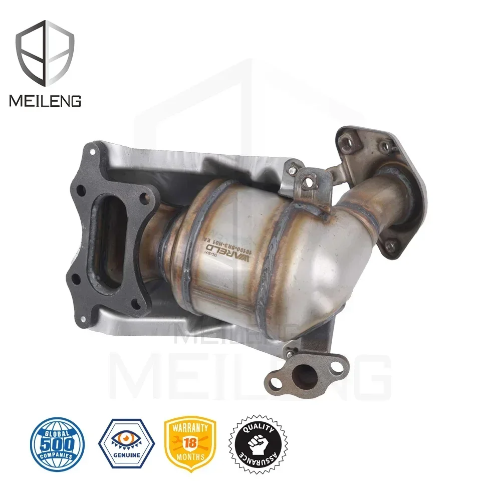 MEILENG Auto Front Primary Converter Euro 4 18190-5R3-H01 Vehicle 3 Way Catalytic Converter for Honda Fit City Vezel GK5 GM6 RU1
