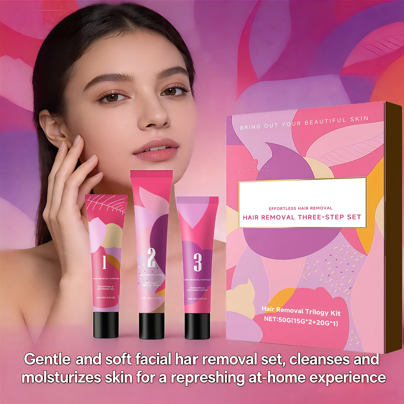 민감성 피부용 3단계 얼굴 제모 세트, 순하고 통증 없 - Hair Care Step 리뷰 및 가격