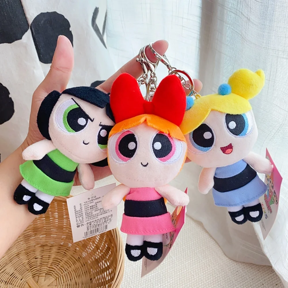 

Оригинальные аниме Powerpuff Girls Buttercup, плюшевые куклы, игрушки, мультяшные пузыри, цветы, Kawaii, плюшевые декоративные аксессуары, подарки