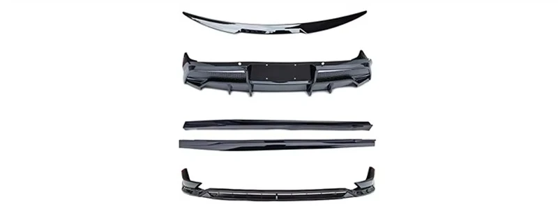 for Front Lip Spoiler for BYD Seal DM-i Body Kit Car Front Bumper Lower Splitter Chin Protector Deflector Exterior Tuning Parts