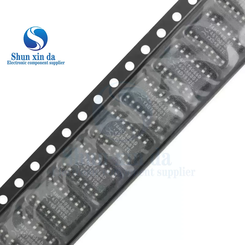 10PCS 74HCT4066D 74HCT4066D,118 74HCT4066 SOP-14 Quad Bilateral Switches IC SMD Chip