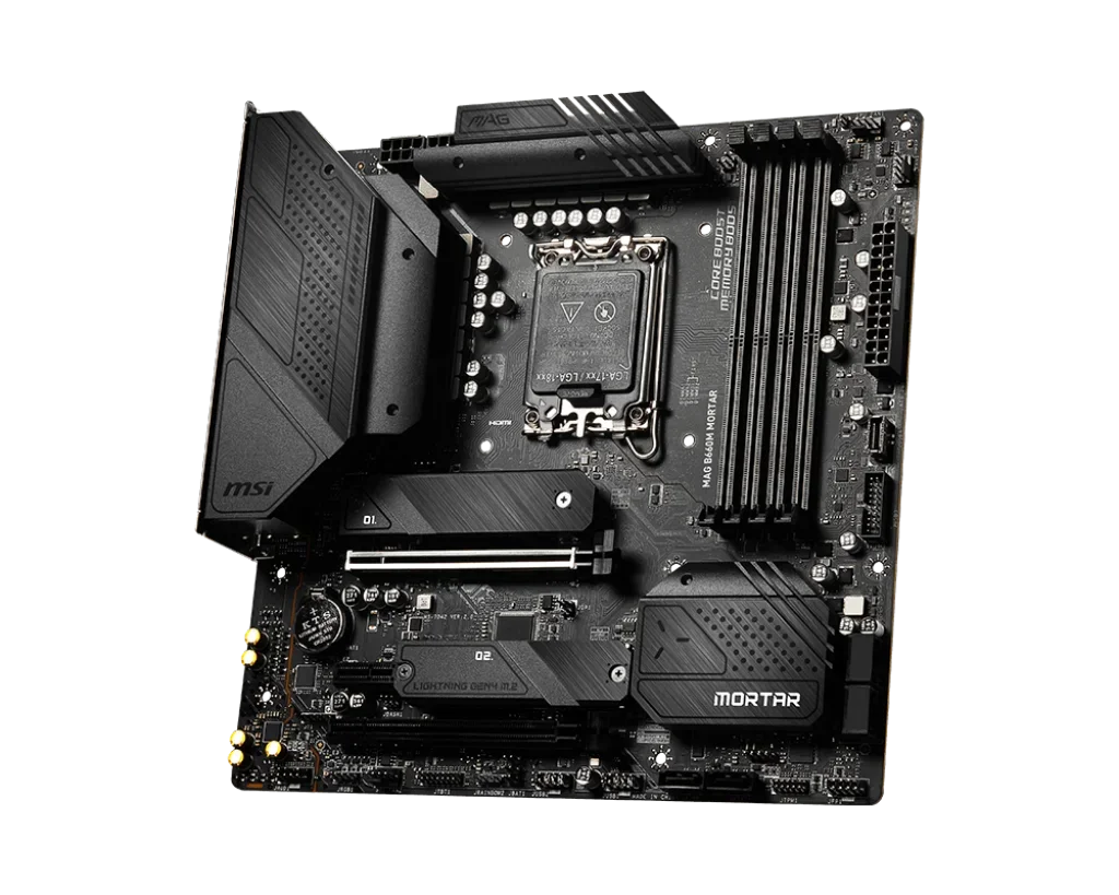 MSI B660M MORTAR DDR4 Intel B660 4800(OC) 128G Support 12 Intel Desktop CPU Motherboard Socket LGA 1700 view 4