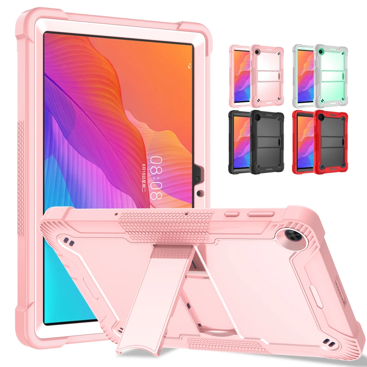 Tablet Case For Apple iPad Pro12.9 2018/2020/2021/2022 A2764 A2437 A2766 A2436 Case Kids Armor Safe PC Hybrid Stand Tablet Cover