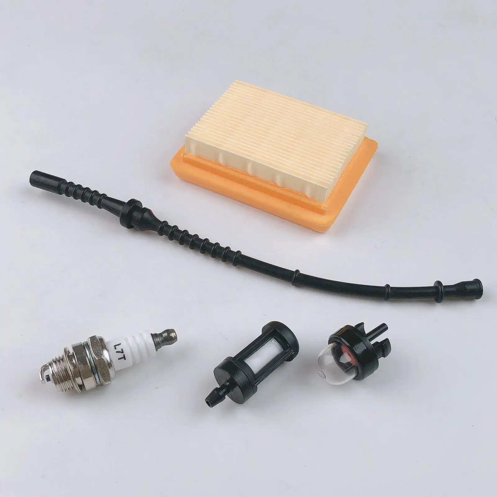 Metal String Trimmer Air Primer Bulb Fuel Line High Quality Component Set for FS450 Brush Cutter