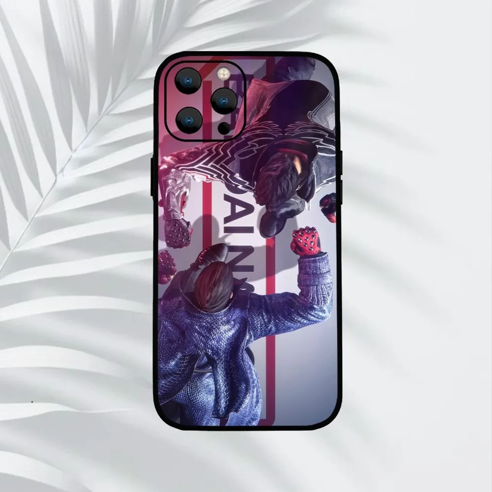 Custodia per telefono Game T-Tekken 8 per iPhone Mini 11 12 13 14 15 Pro XS Max X Plus SE XR Shell