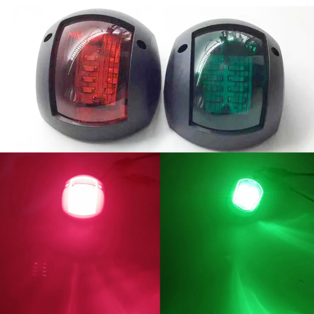 Boat Navigation Lights 12V Marine Yacht Lights LED Bow Side Lights Pontoons Sailing Signal Lights One Pair