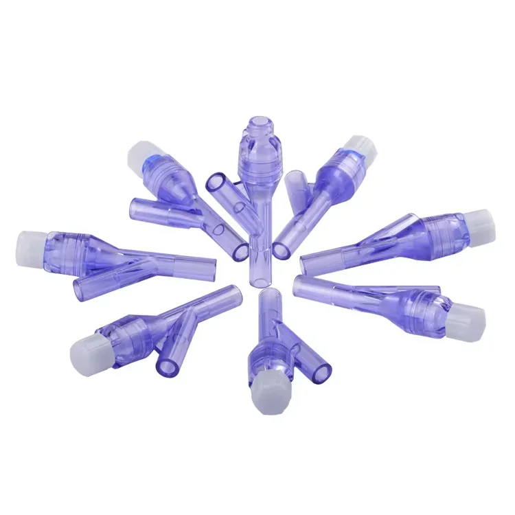 

wholesale Medical Disposable Shot Adapter Manufacturers Company Supply Pin Free Connector Needless Adaptor