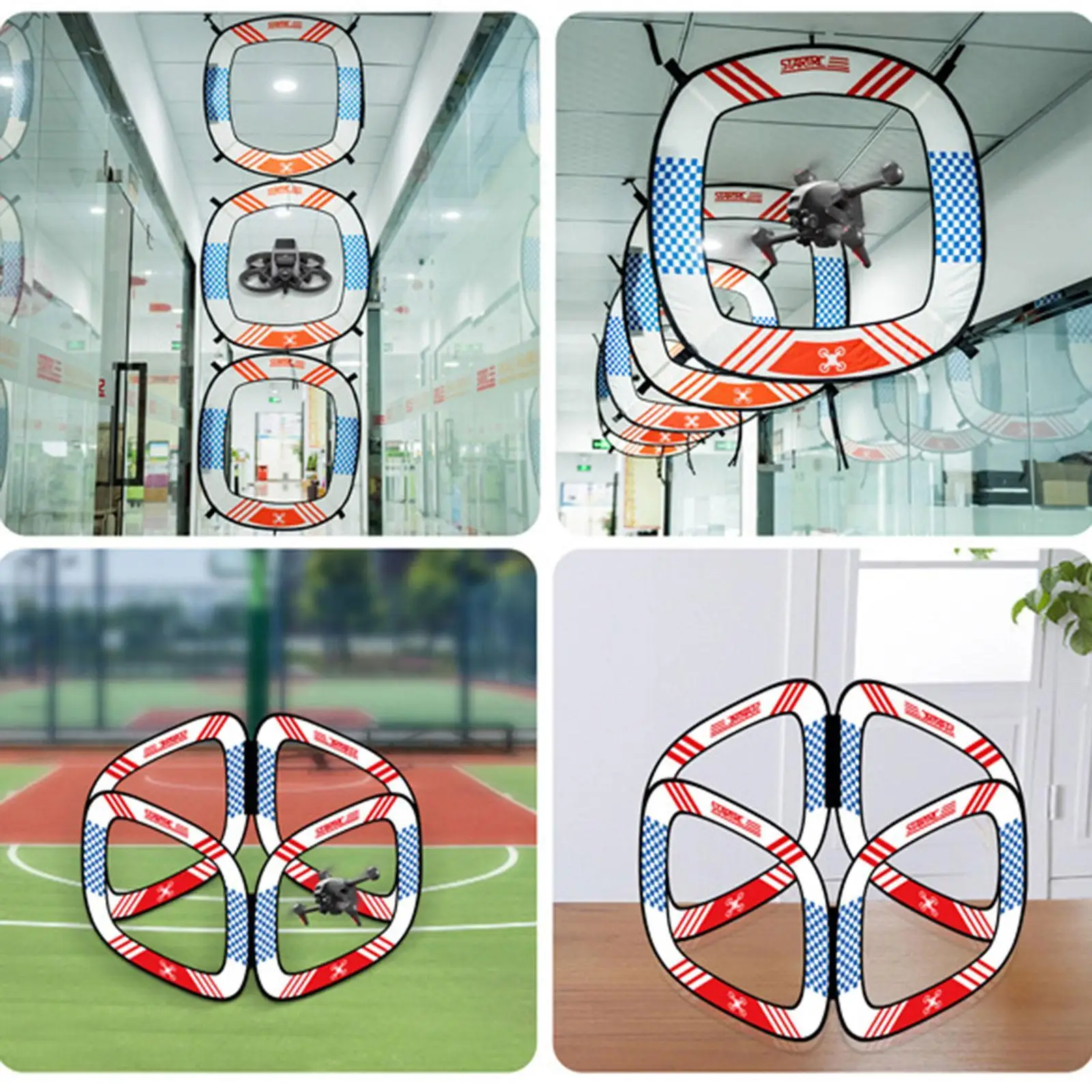 

FPV Racing Gates Lightweight DIY Assembly Professional Foldable Gifts Polyester Obstacle Course Training Door Accessory Adults