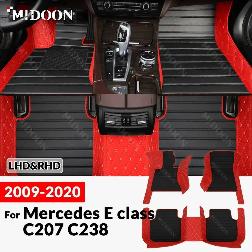 

Новые стили! Для Mercedes Benz E class Coupe C207 C238 2-дверный 2009-2020 автомобильный напольный коврик на заказ, авто ковер, аксессуары для интерьера