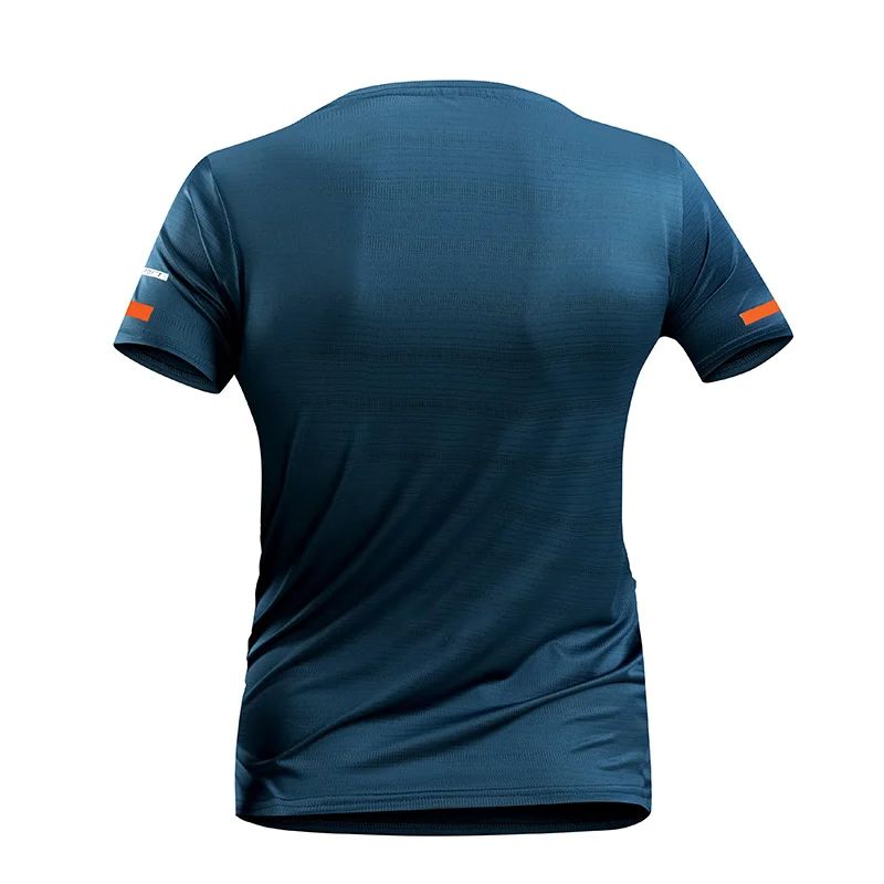 Summer Sports Quick-Drying Short Sleeves Men's Outdoor Icy Breathable Stretch Sports T-Shirt Men Running Cycling Short Sleeves