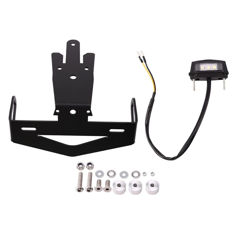 

Motorcycle License Plate Frame Holder Bracket With Light For KAWASAKI ER-6N ER-6F NINJA 650 ER6N ER6F