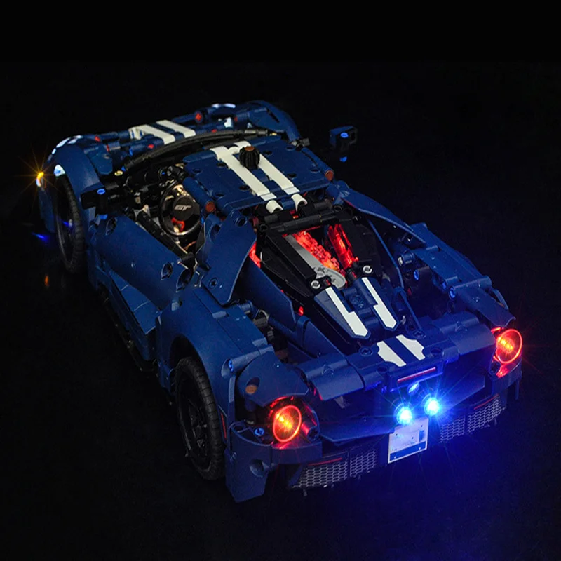 LYBMTWF LED Light Set For 42154 2022 Ford GT Car Building Blocks (NOT Include The Model Bricks)