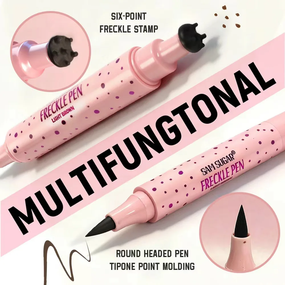 SAM SUGAR Freckle Marker Pen, Natural Pigment Waterproof Liquid Eyeliner Long Lasting Makeup Pen