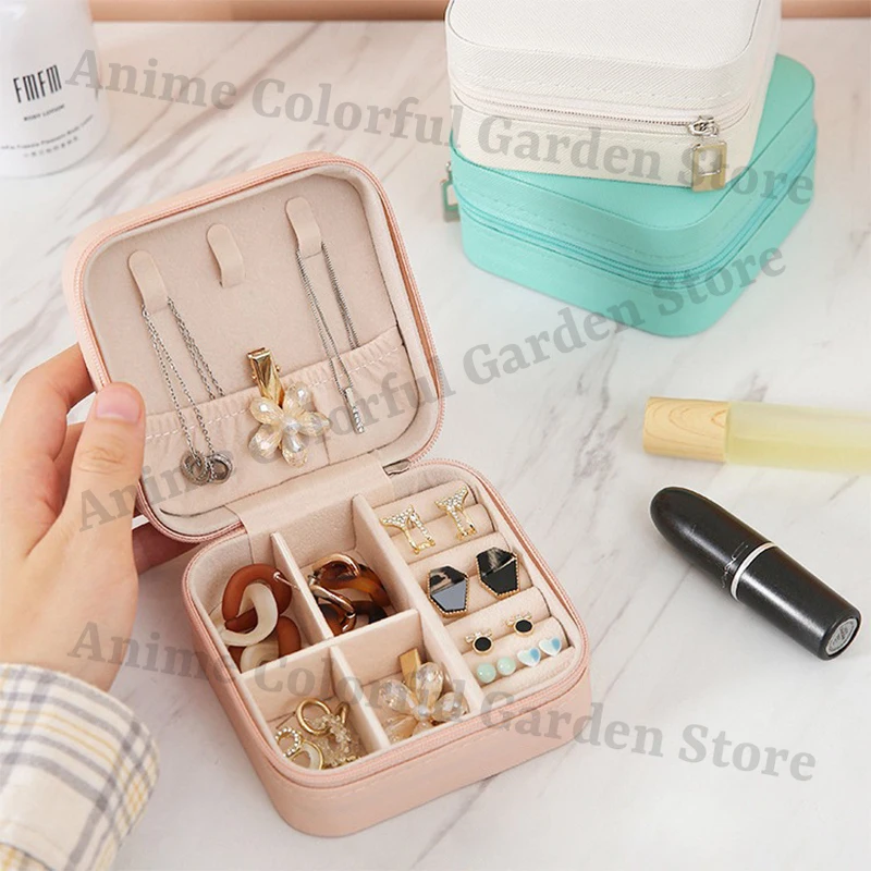 Fashion K POP KATSEYE Jewelry Storage Box for Women Anime Cartoon Good-looking Jewelry Box Female Ring Earring Storage Box Gifts view 5