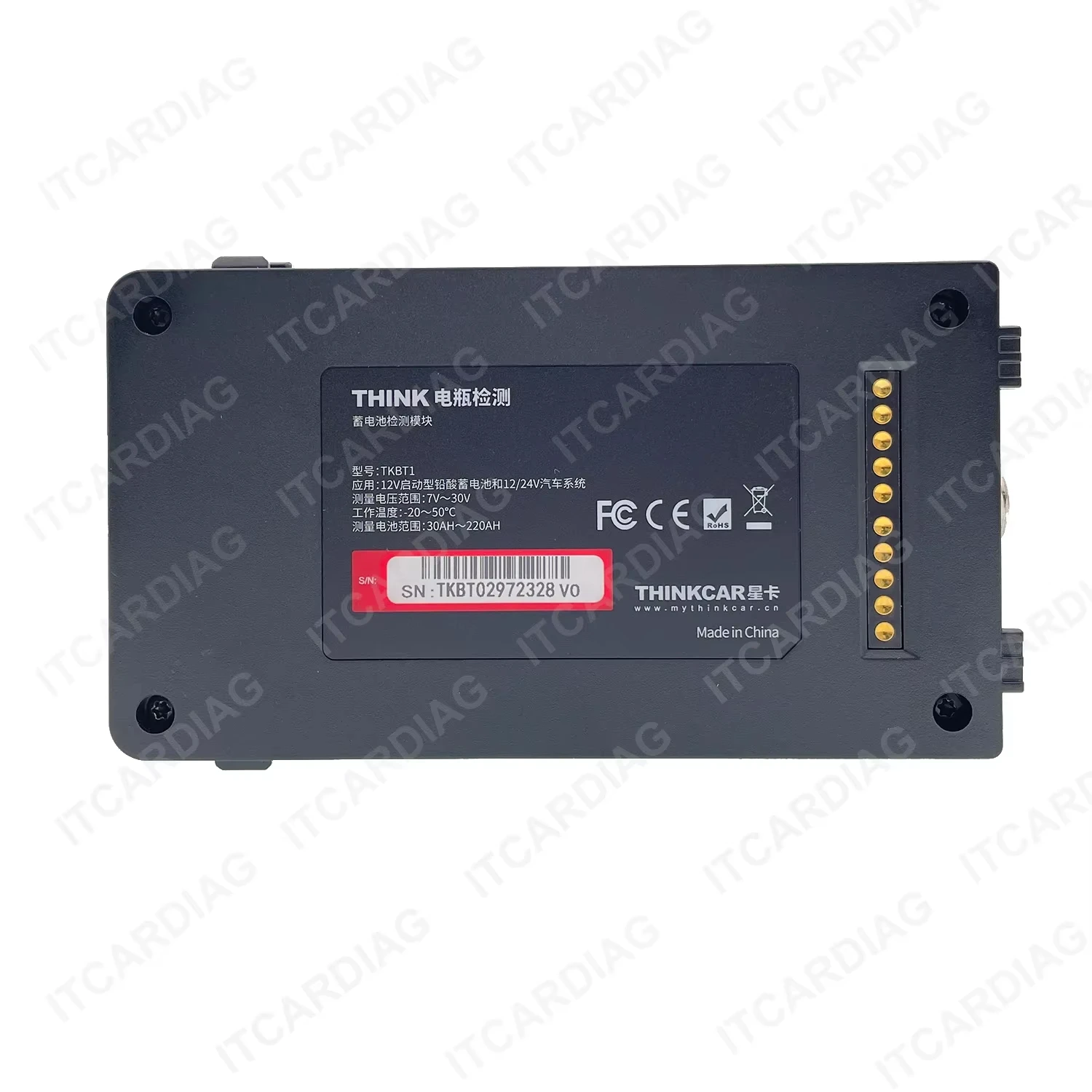 THINKCAR ThinkTool Battery Tester Module 12V Lead-Acid Starter Battery & 12V/24V Support Detecting Battery Voltage