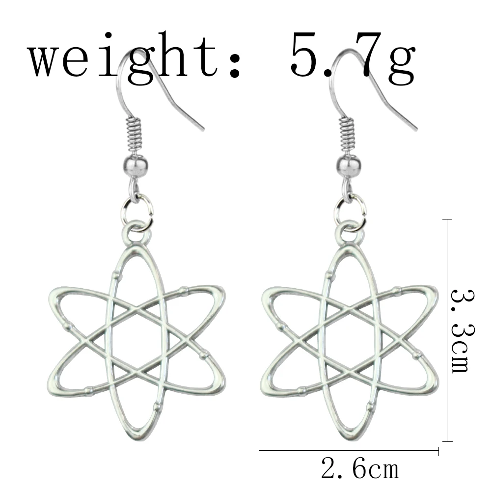 مجهر شخصي الجينات الجزيئية Dna عالم الكيمياء الحيوية هدية عيد المعلم أقراط العلوم الإبداعية #6