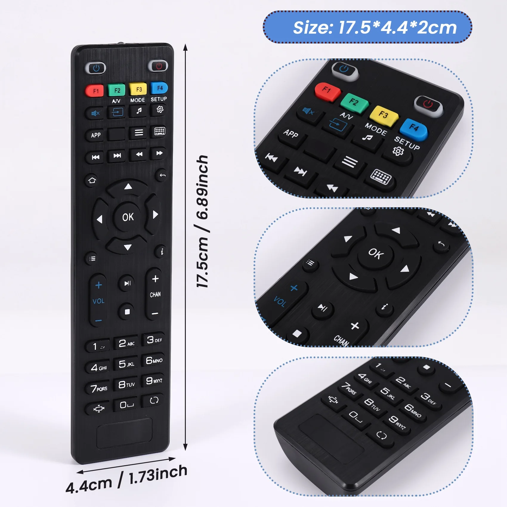 B76B Replacement Remote Control for Mag254 Mag250 Mag255 Mag260 Mag261 Mag270 IPTV TV Box Set Top Box