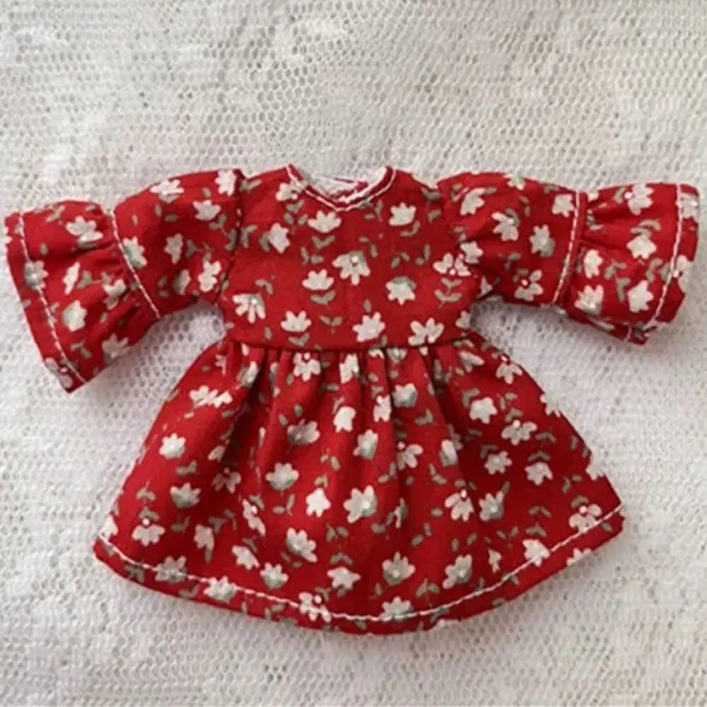 Handmade Printed Dresses Fashion Short/Long Sleeve Clothes Skirt Accessories Multi-styles Dolls Tops