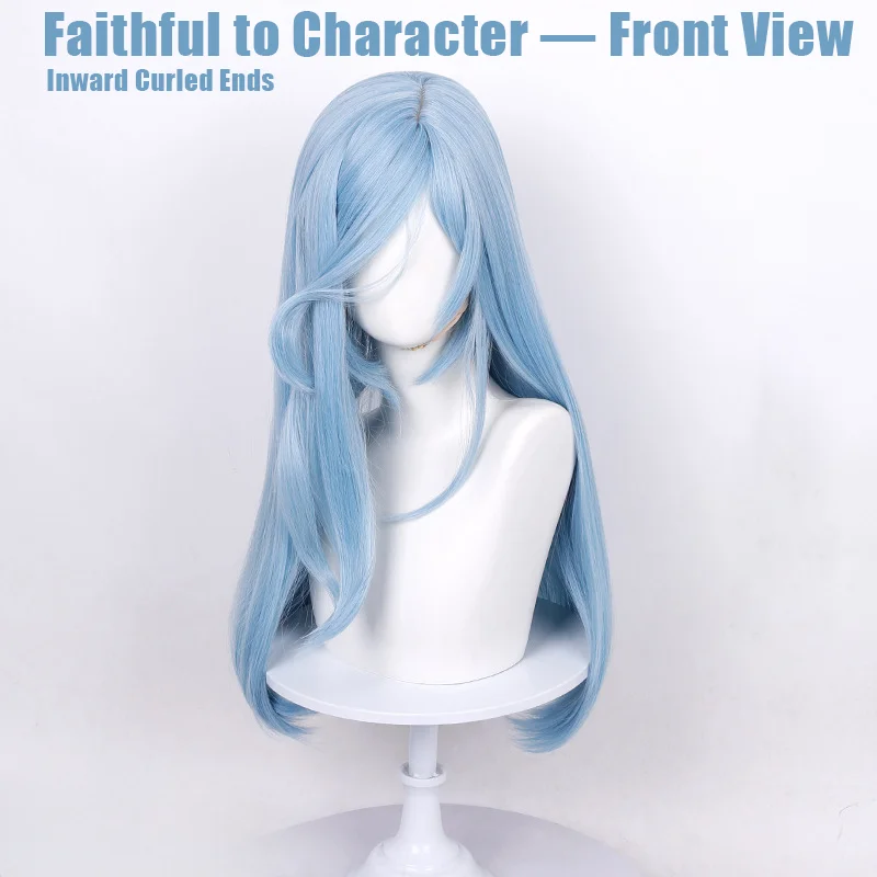 Anime Hinomori Shizuku Cosplay Wig Realistic Scalp Top Long Hair For Halloween Comicon Party Adult Women Men