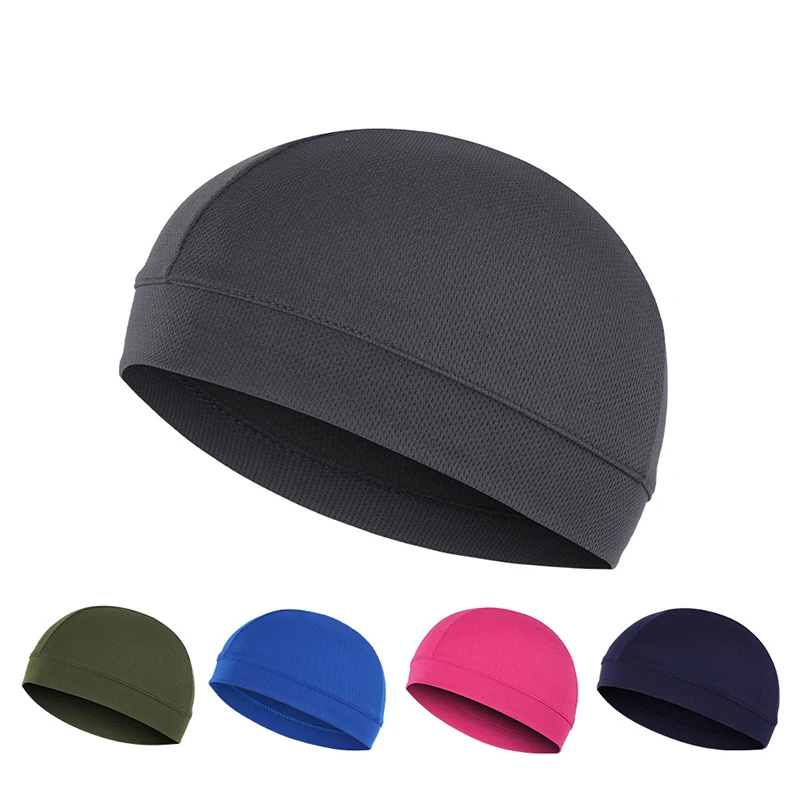 Summer Uni Quick-dry Breathable Hat Motorcycle Bicycle Helmet Inner Liner Cap Outdoor UV Protection Hat Balaclava Cycling Cap