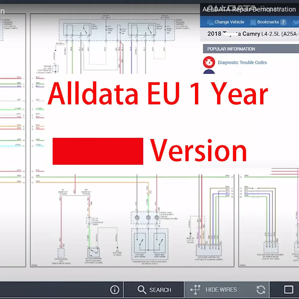 2026 Cuenta en línea Alldata UE, un año más nuevo para software de reparación de automóviles para todos los datos, soporte para UE/EE. UU., inicio de sesión móvil/PC